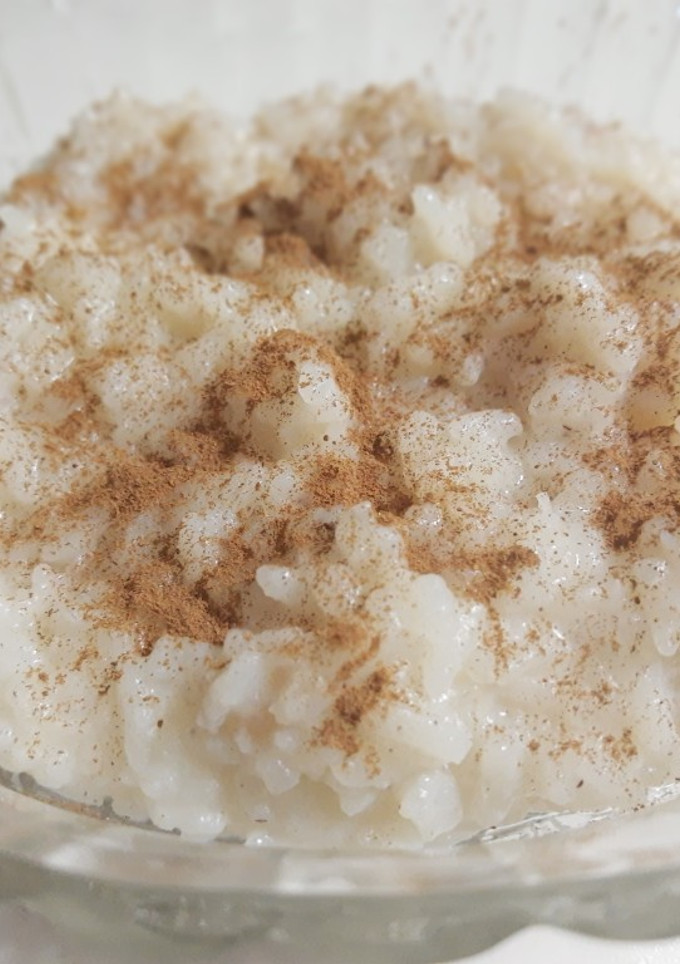 Una foto de Arroz con leche y coco