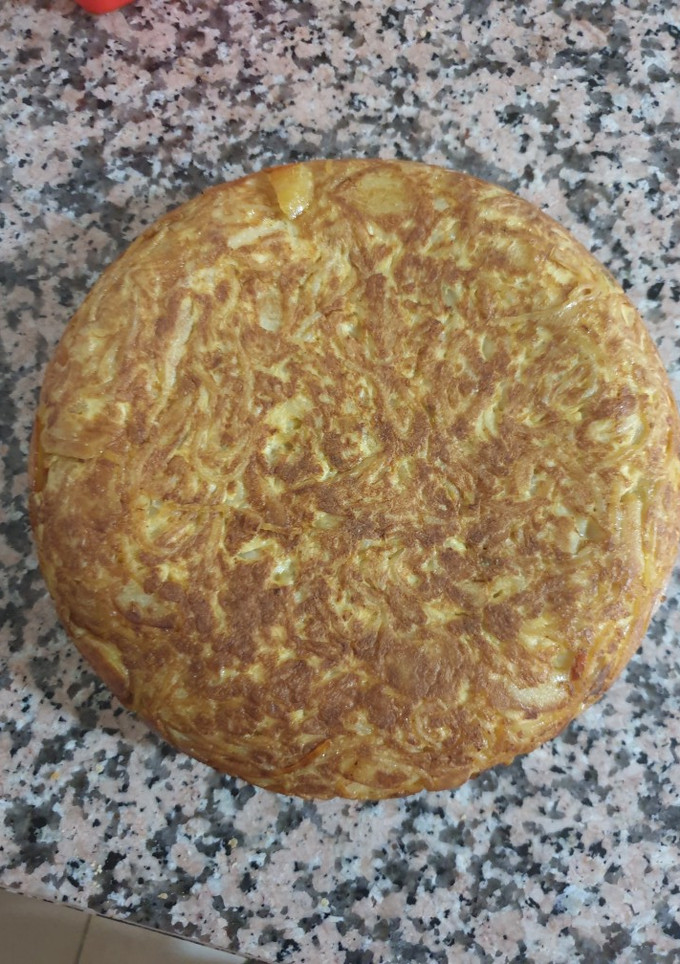 Una foto de Tortilla de espaguetis🍝