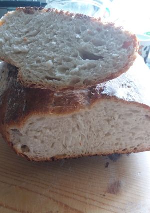 Vadkovászos fehér kenyér recept fotója