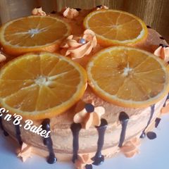 A picture of Orange cake.