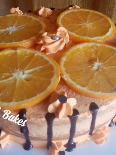 A picture of Orange cake.