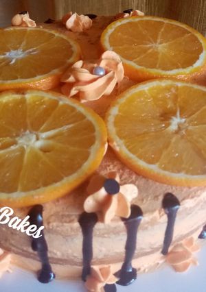 A picture of Orange cake.