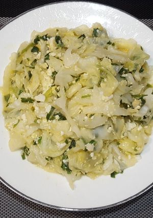 金沙高麗菜 的食譜成品照片
