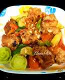 Sườn xào rau củ