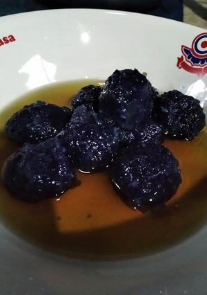 Foto resep Biji salak ubi ungu kuah manis