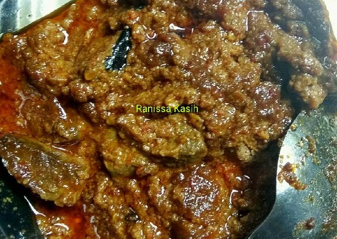 Cara Buat Rendang ati sapi resep dapur asma 👍🏼 Ekonomis Untuk Jualan