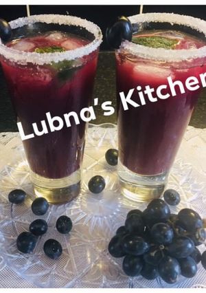 A picture of Black grapes Drink:.
