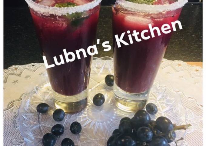 Black grapes Drink: Recipe