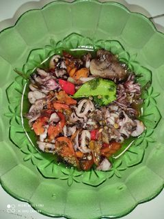 Foto resep Tumis Cumi Hitam🦑