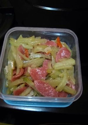 Foto resep Tumis labu siam sosis maknyooos