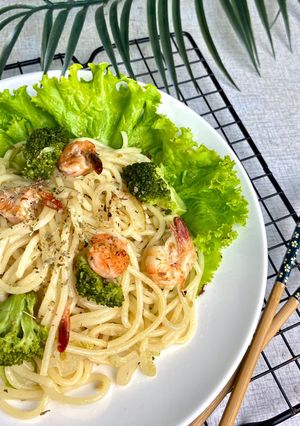 Foto resep Spaghetti Aglio Olio