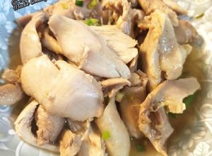 Hình của món Gà Luộc Sốt Dầu Hào kiểu Hoa - Chicken w oyster sauce chinese recipes.