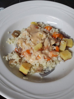 Una foto de Arroz verde vegano 🍚