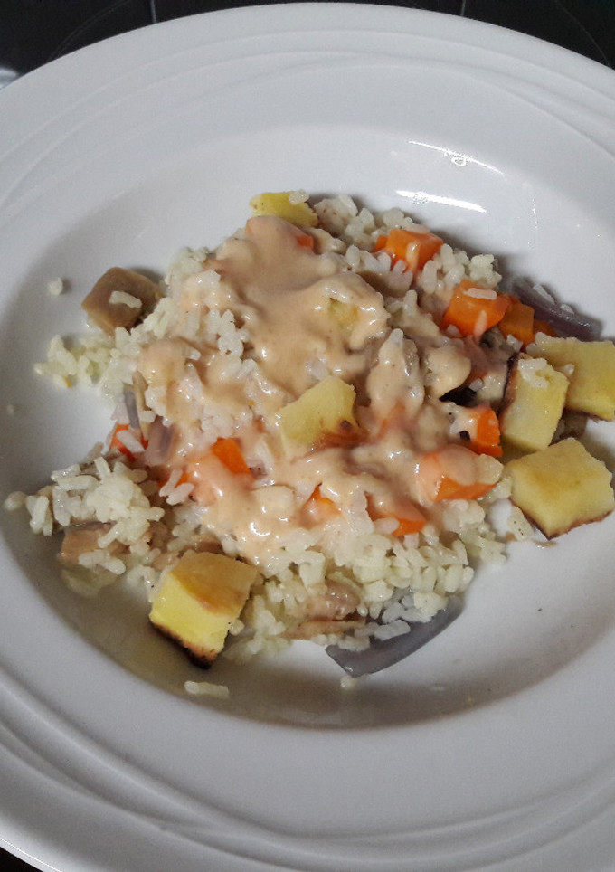 Una foto de Arroz verde vegano 🍚