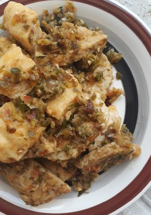 Foto resep Tahu Tempe Sambel Ijo