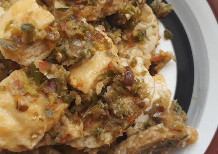 Tahu Tempe Sambel Ijo