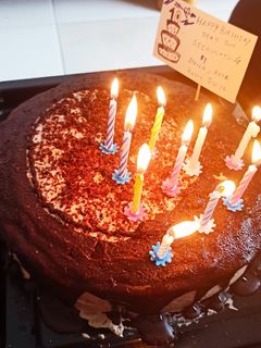 பிறந்த நாள் காபி சாக்லெட் கேக் (Coffee chocolate cake recipe in tamil) செய்முறை முக்கிய புகைப்படம்