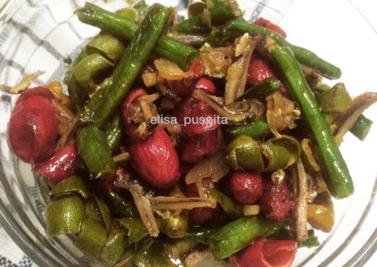 Resep Tumis Kacang Panjang Kulit Melinjo Anti Gagal