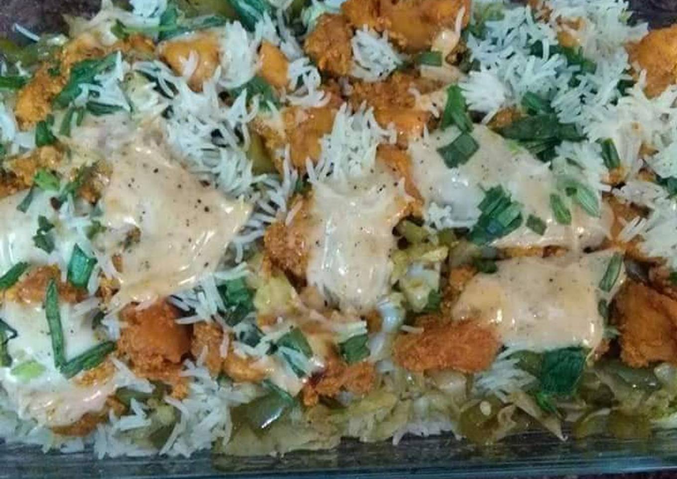 Creamy chicken rice