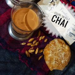 Gur wali chai A picture of Gur wali chai.