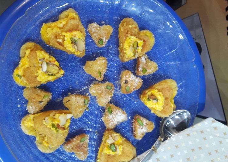 Easiest Way to Make Quick Oil free Sweet shahi toast sandwich