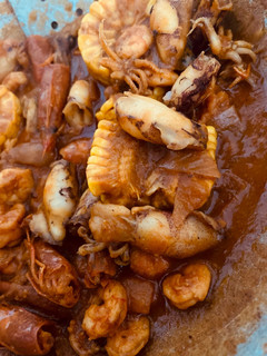 Foto resep Cumi udang saus padang