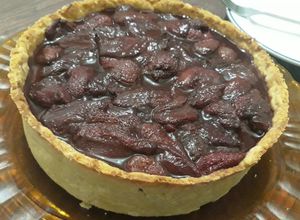 Foto de Torta de Morango e Açúcar Mascavo