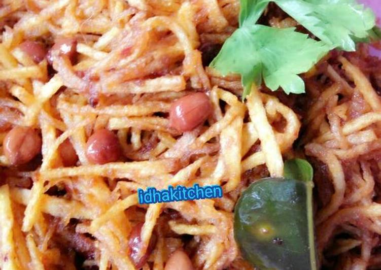 Resep Kering kentang kres Anti Gagal