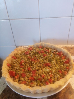 Una foto de Tarta de arvejas