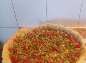Una foto de Tarta de arvejas