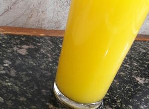 صورة لوصفة عصير برتقال 🍊 وليمون 🍋
