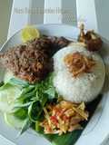 Nasi Bebek bumbu Hitam ala Madura