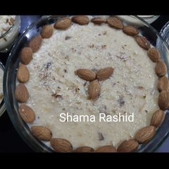 Badam kheer A picture of Badam kheer.