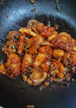 Foto resep Bunga kol goreng bawang madu