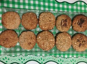 Una foto de Galletas de avena y manzana rallada