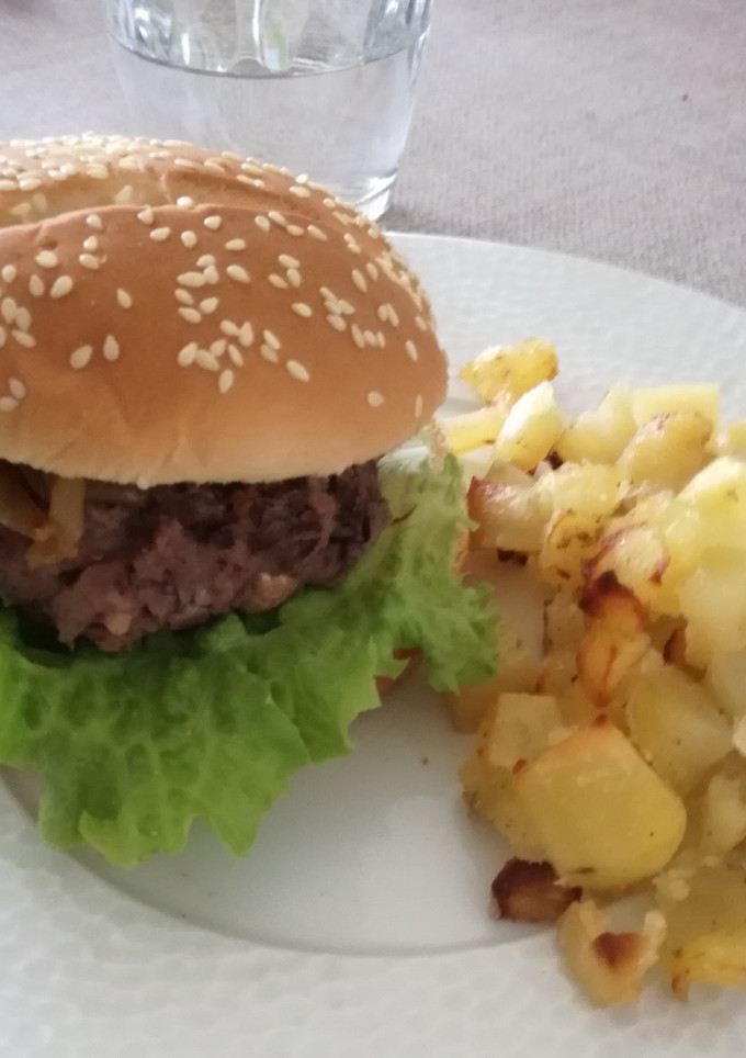 Una foto de Hamburguesa vegetal