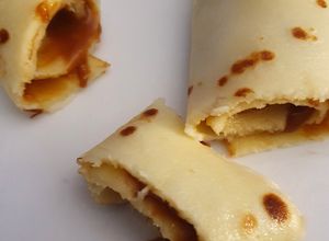 Una foto de Panqueques sencillos 🤗 con harina de arroz 🍚