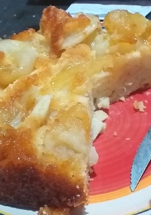 Una foto de Torta invertida de MANZANA