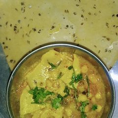 A picture of Papad boondi ki sabzi.