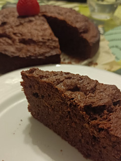 Una foto de Bizcocho chocolate con harina de almendras