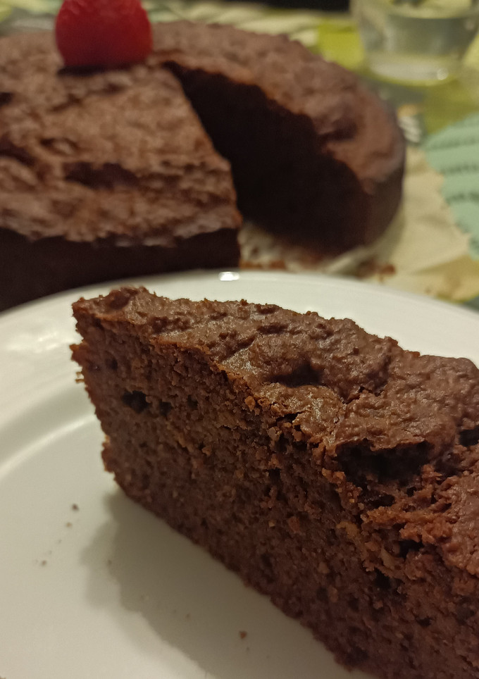 Una foto de Bizcocho chocolate con harina de almendras