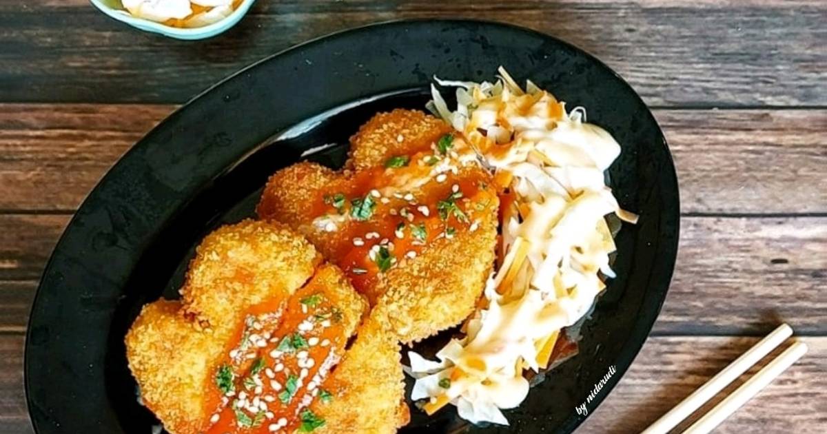 21 resep tahu katsu salad hokben enak dan mudah Cookpad