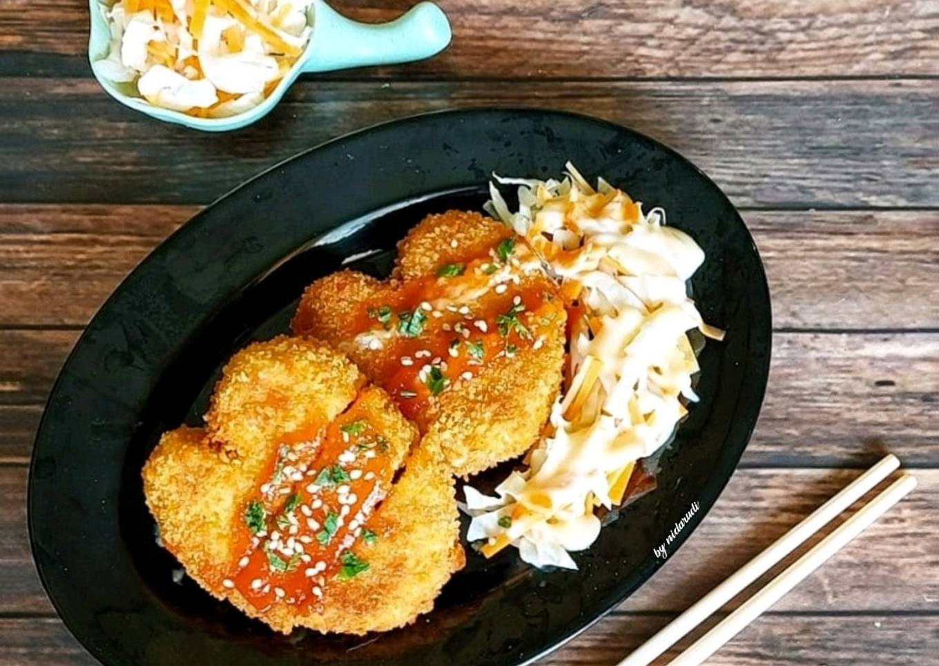 Tahu Oatmeal Katsu & Salad HokBen