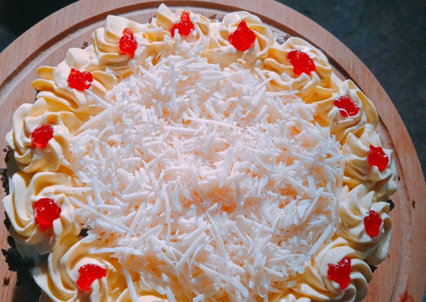 Kue Black Forest Kukus 4 telur || Cocok untuk pemula