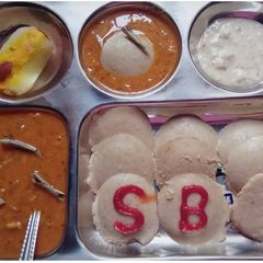 A picture of Oats idli.
