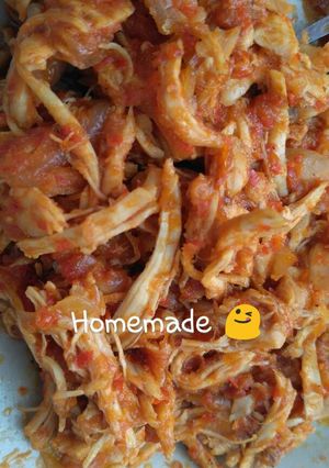Foto resep Ayam Suwir Bali Pedas ❤