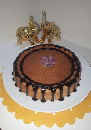 عکسی از دستور کیک موز و گردو