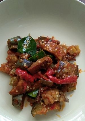 Foto resep Balado terong ikan gabus