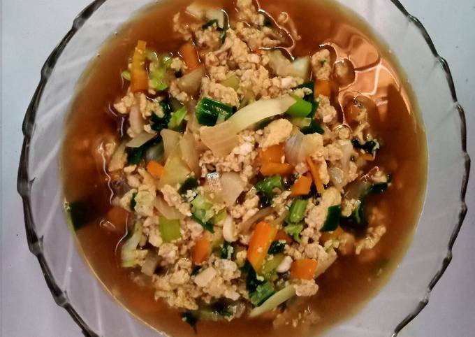 Yuk intip, Resep termudah membuat Telur Sayur Kuah Saus Tiram Dapur Caca yang nikmat