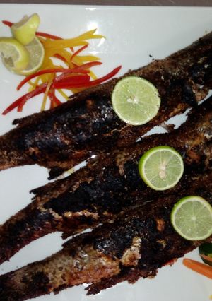 صورة لوصفة سمك بورى مشوي